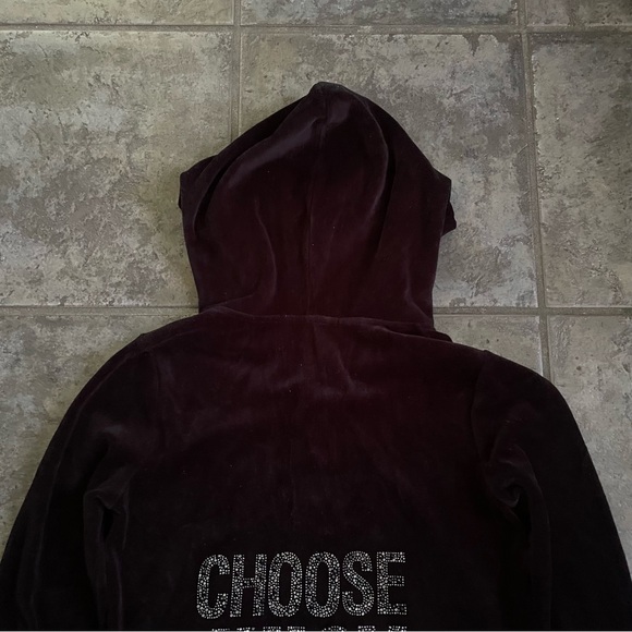 Juicy Couture Women’s Black Hoodie . Stylish . Size M - Picture 3 of 6